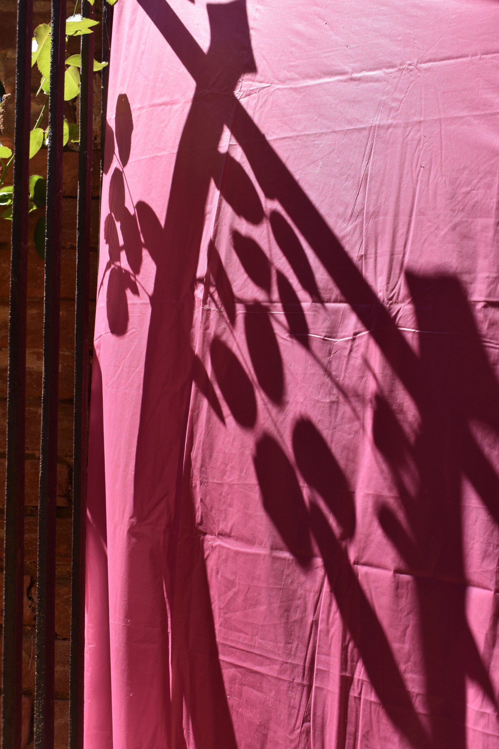 Turns while she flows